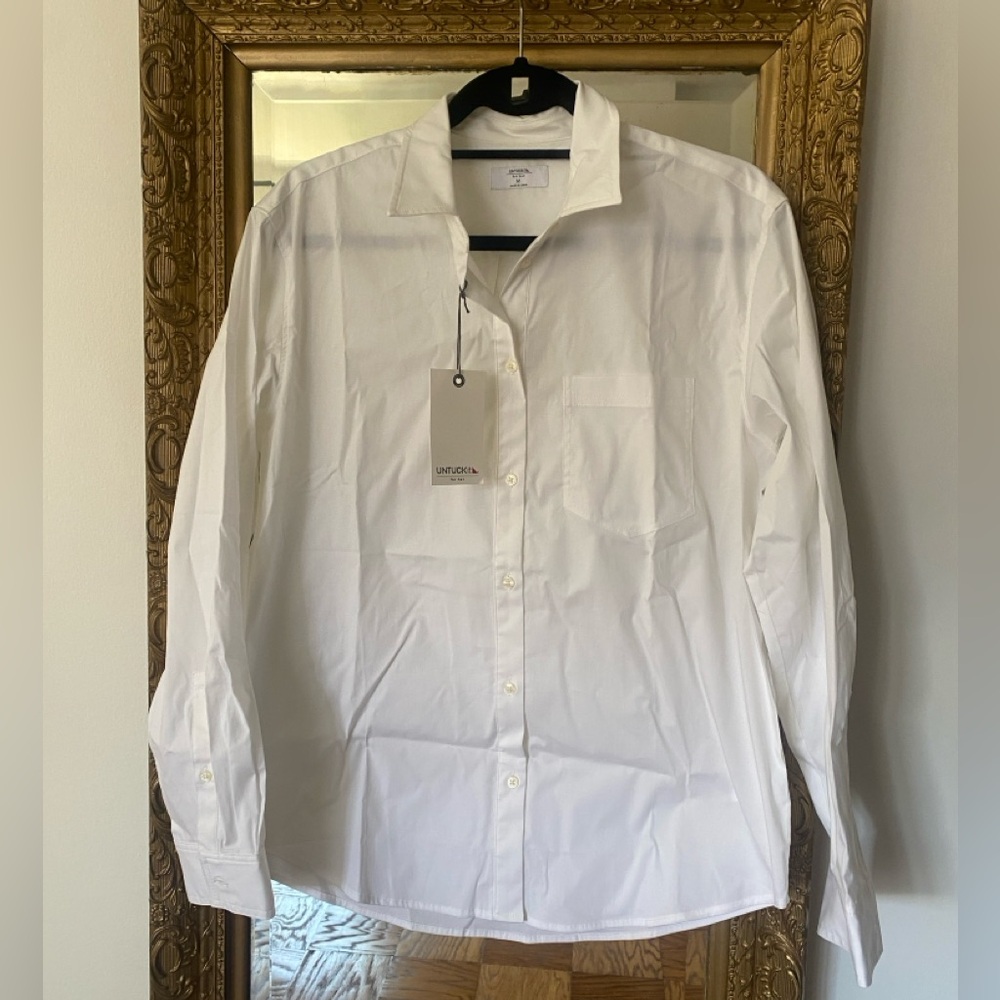 UNTUCKit Melanie Stretch Cotton Relaxed Shirt